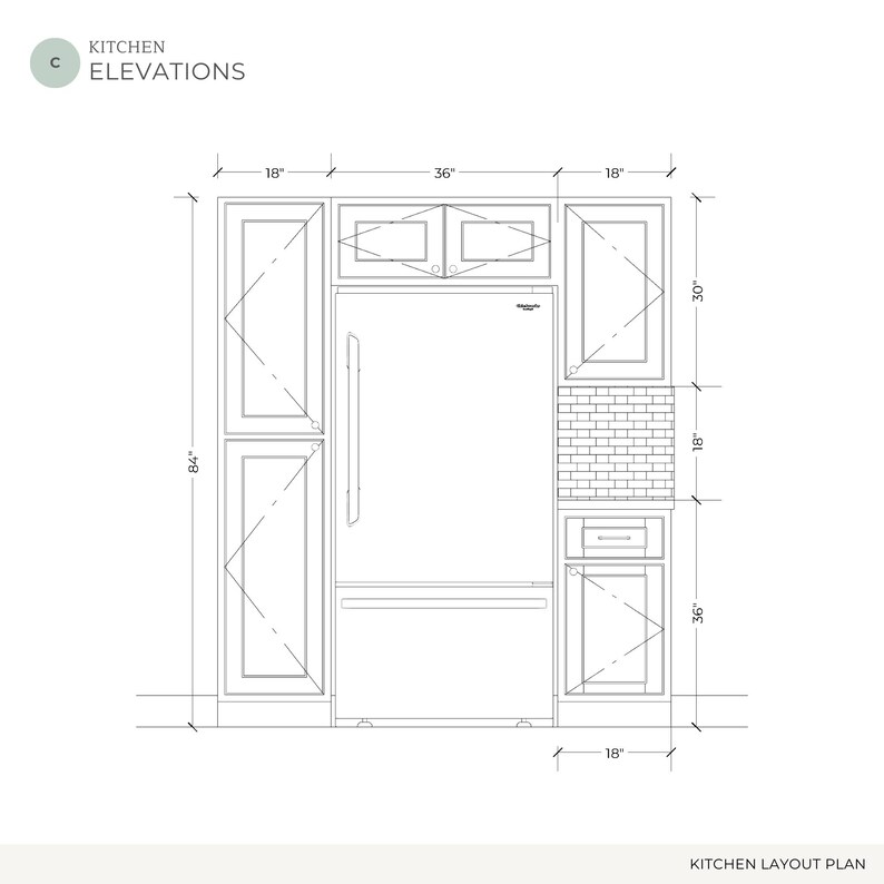 Complete Kitchen Design Plan - Fully Customized Virtual Interior Design ...