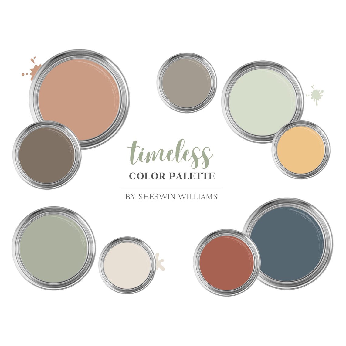Timeless Color Palette: Designer Curated Color Scheme (PDF Download) - Etsy