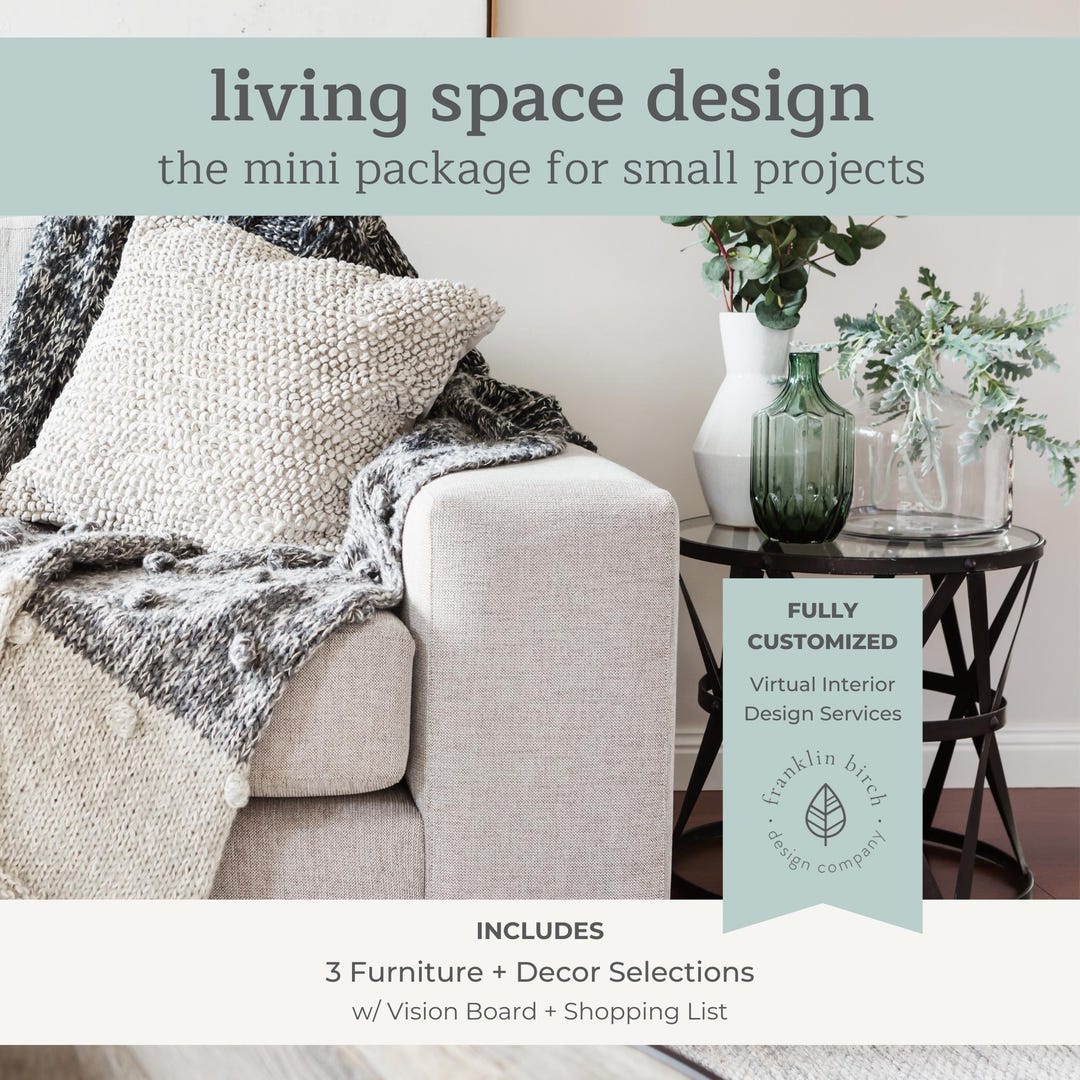 Mini Design Plan - Fully Customized Virtual Interior Design Services - Etsy