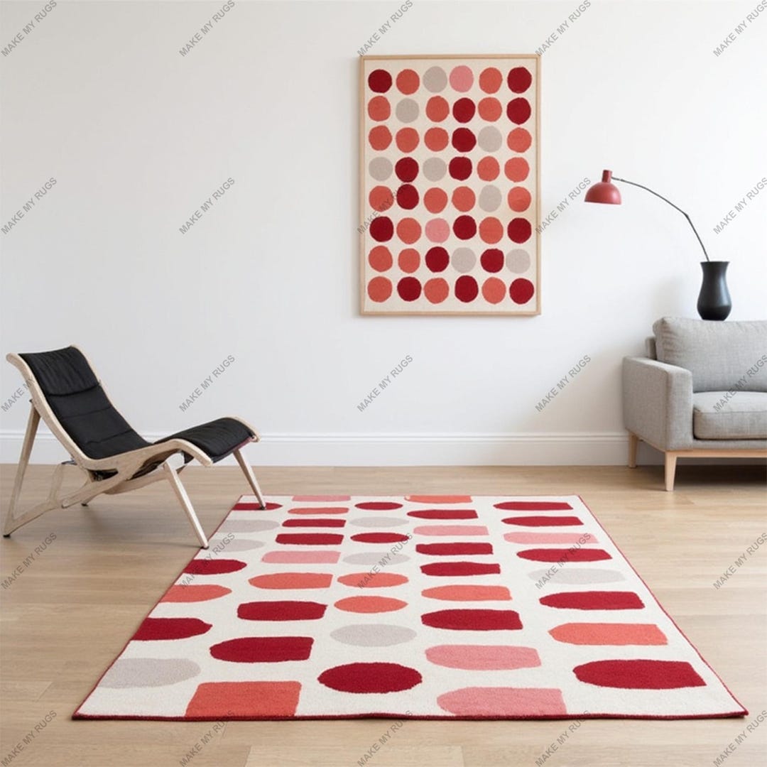 Modern Rug Handmade Modern Hand Made Hand Tufted Wool Rug | Living Room Rugs | Floor Rug ...