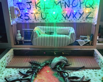 Stranger Things Mini World Suitcase - Joyce's Living Room