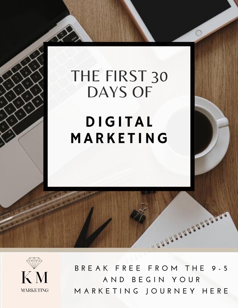 The First 30 Days of Digital Marketing - Etsy