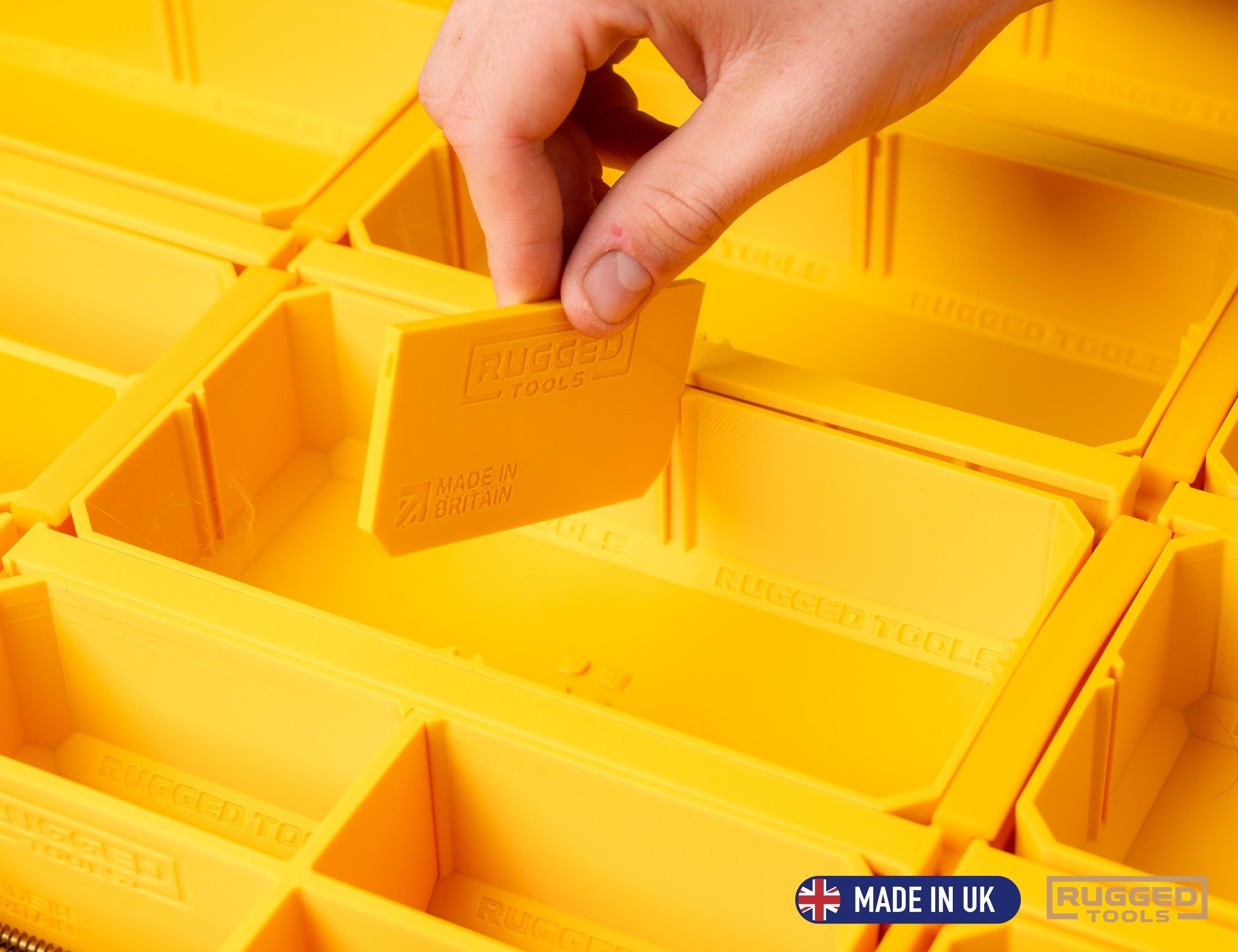 Organiser Tray With Dividers for Dewalt DXL Twin Drawer Toolbox