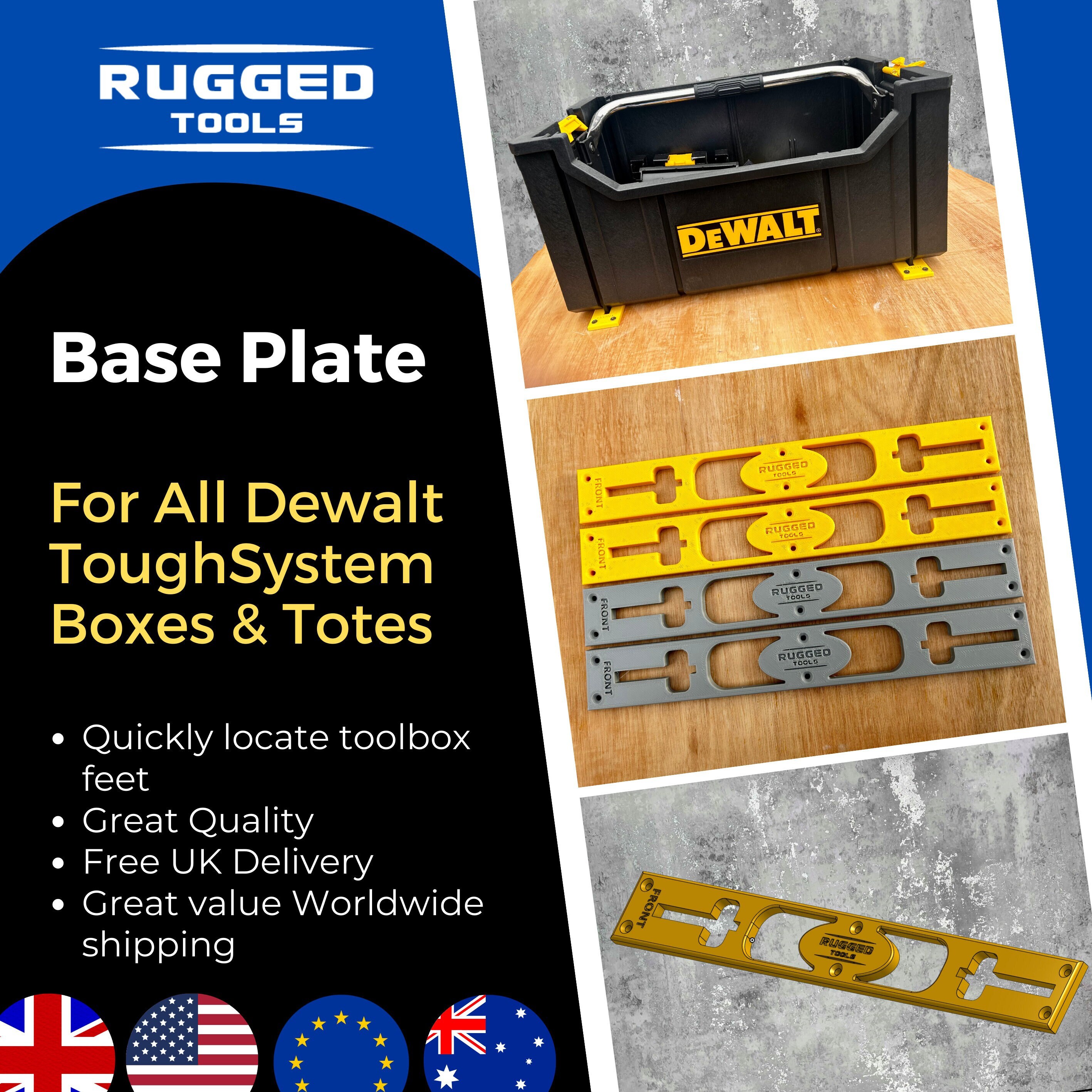 Base Plate Base Plate for Dewalt Toughsystem Toolboxes 