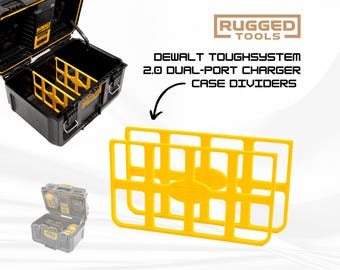 Durable Dividers for Dewalt Toughsystem 2.0 Dual Port Charger Box | Rugged Tools