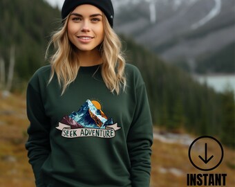 Travel Sweater, Adventure Sweater, World Map Travel Sweatshirt, Unisex Sweatshirt And Hoodie, Road Trip, Traveler Gift, Wanderlust Sweater