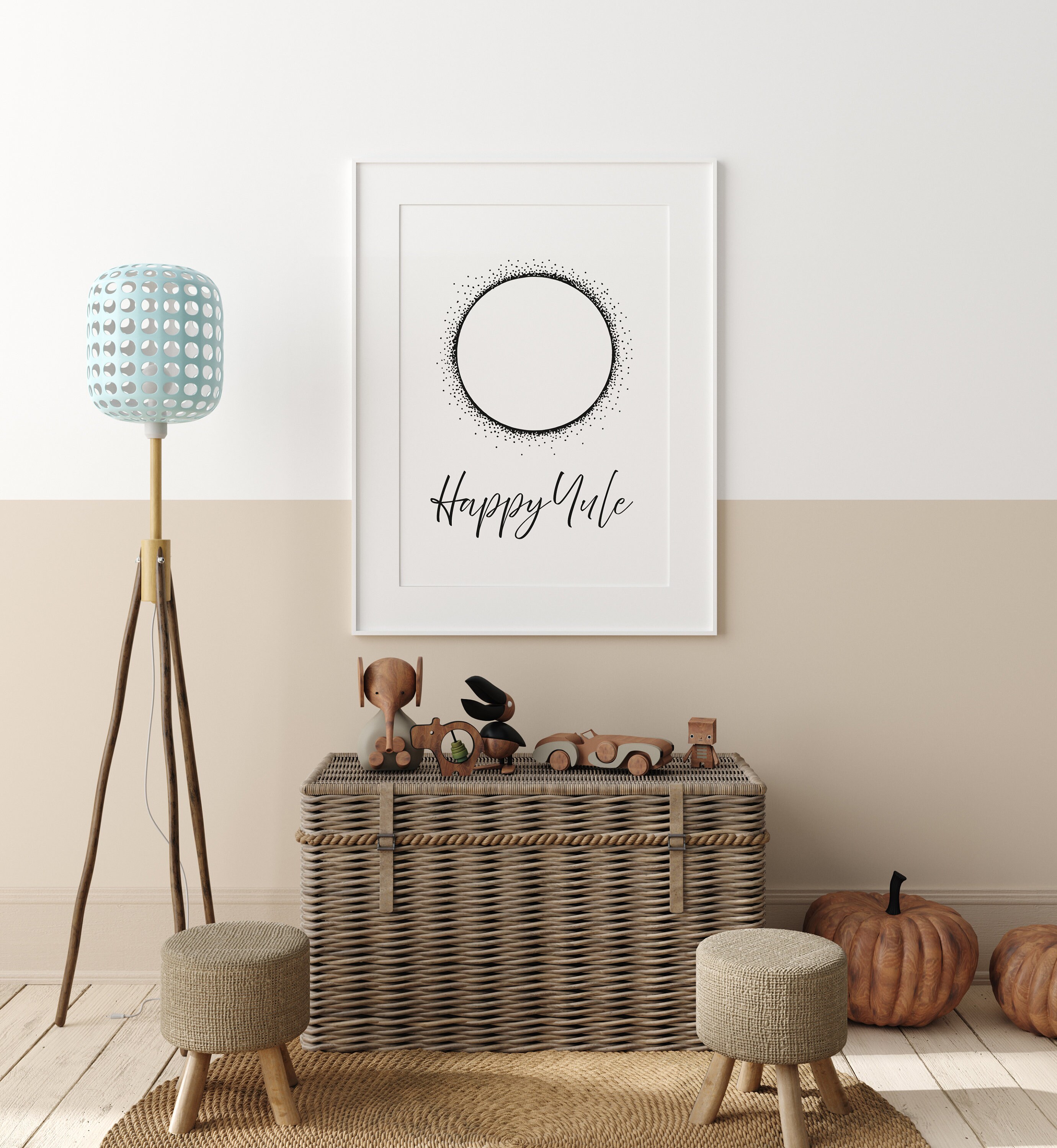 Happy Yule Happy Winter Solstice Eclipse Printable Makes a Wonderful ...