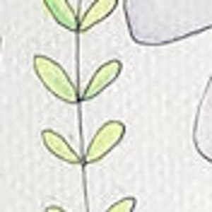 Hello Spring Original watercolour painting. Floral illustration poster. Spring art print poster. Handmade watercolor botanical print. image 8