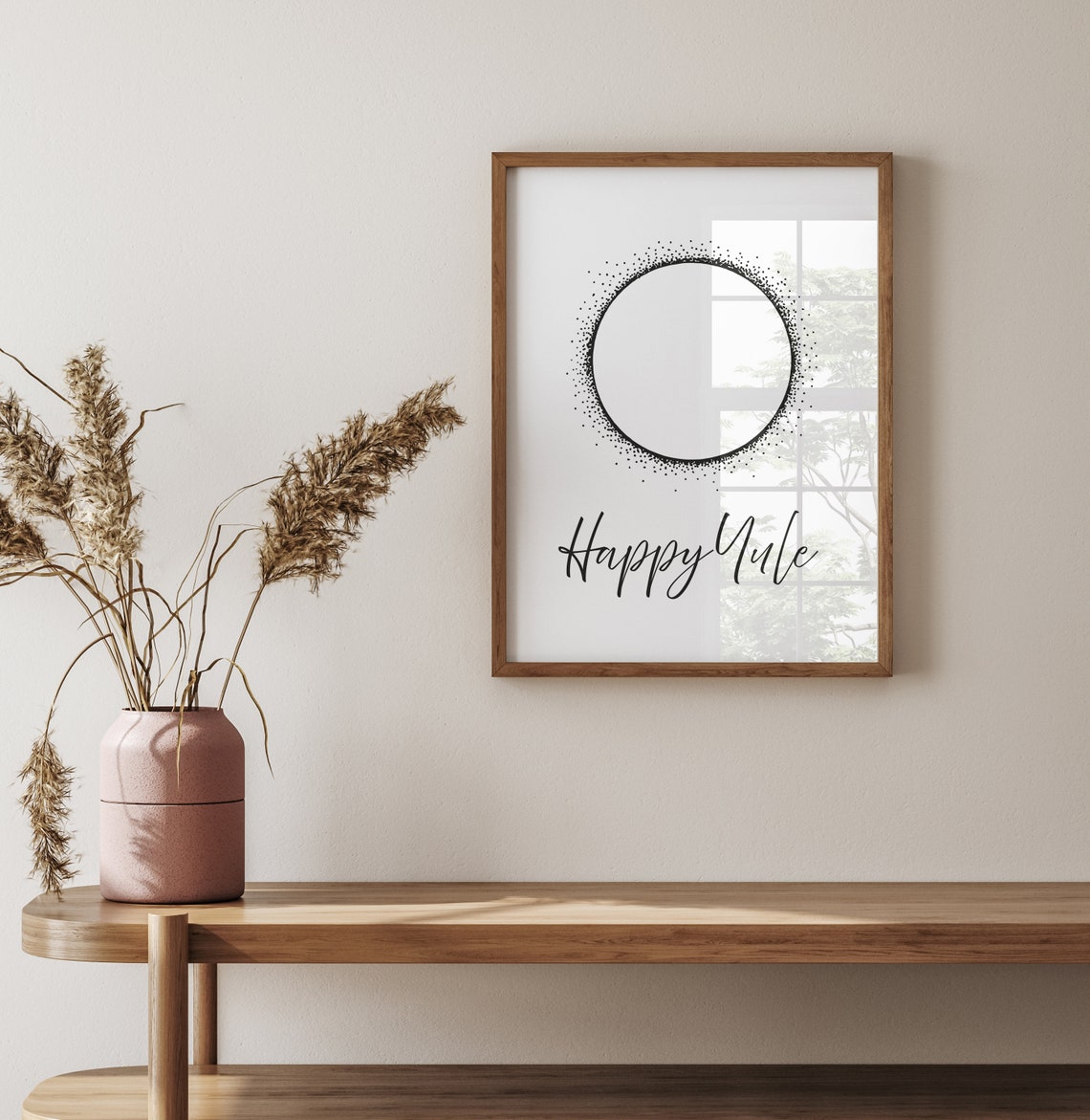 Happy Yule Happy Winter Solstice Eclipse Printable Makes a Wonderful ...
