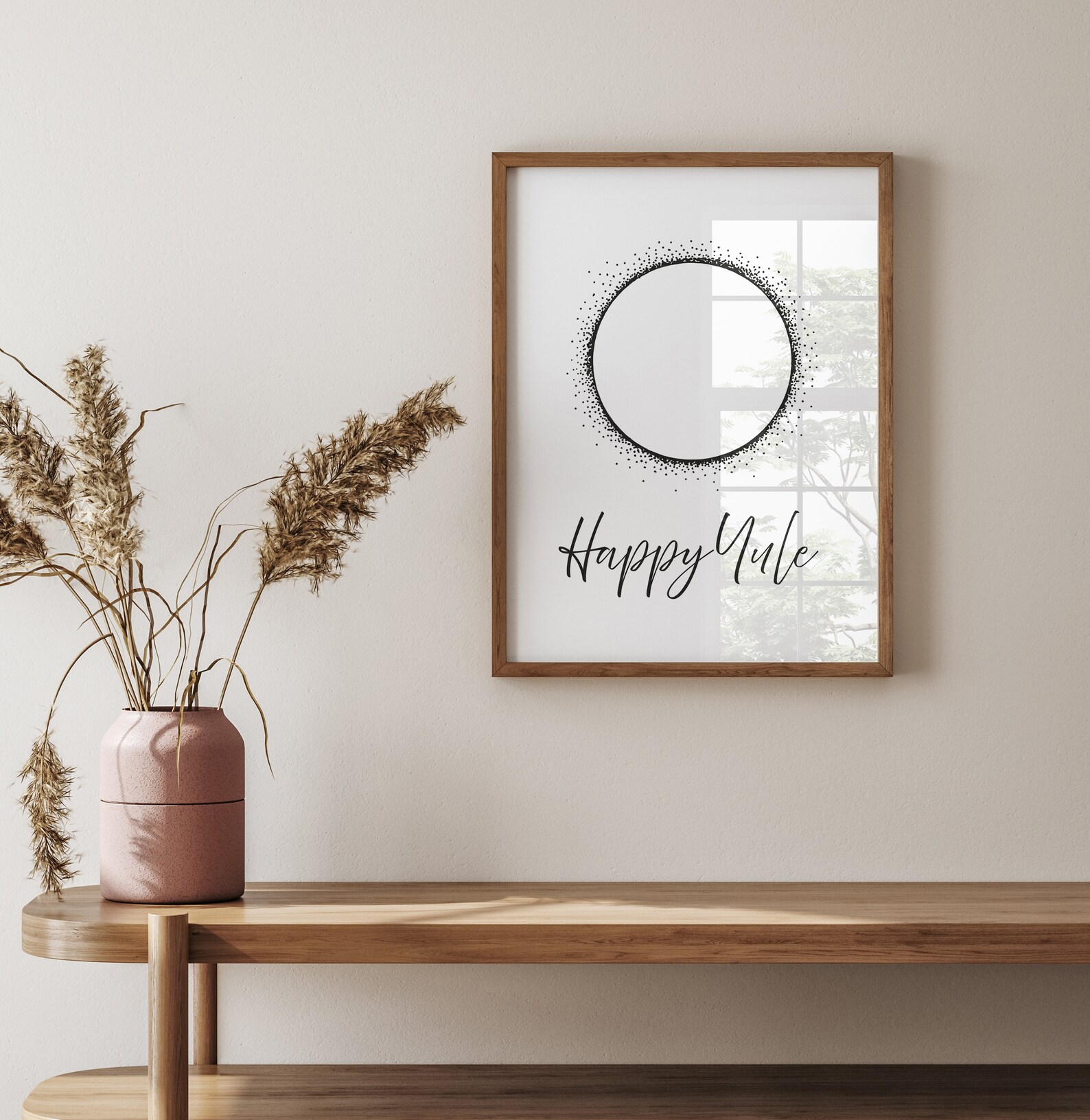 Happy Yule Happy Winter Solstice Eclipse Printable Makes a Wonderful ...