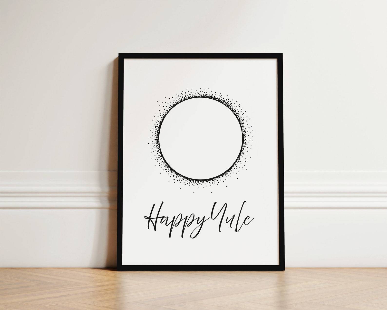 Happy Yule Happy Winter Solstice Eclipse Printable Makes a Wonderful ...