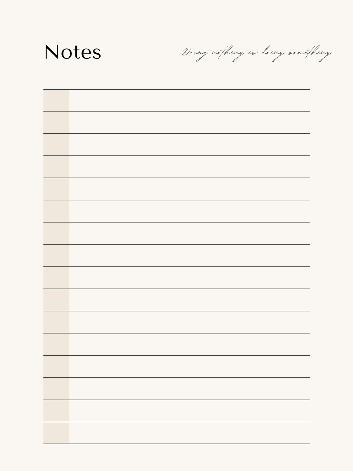 Notes | Printable Notes | Instant Download - Etsy