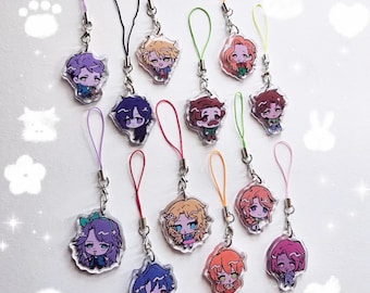 Stardew Valley Acrylic Charms - 1.5&quot; Glitter Epoxy