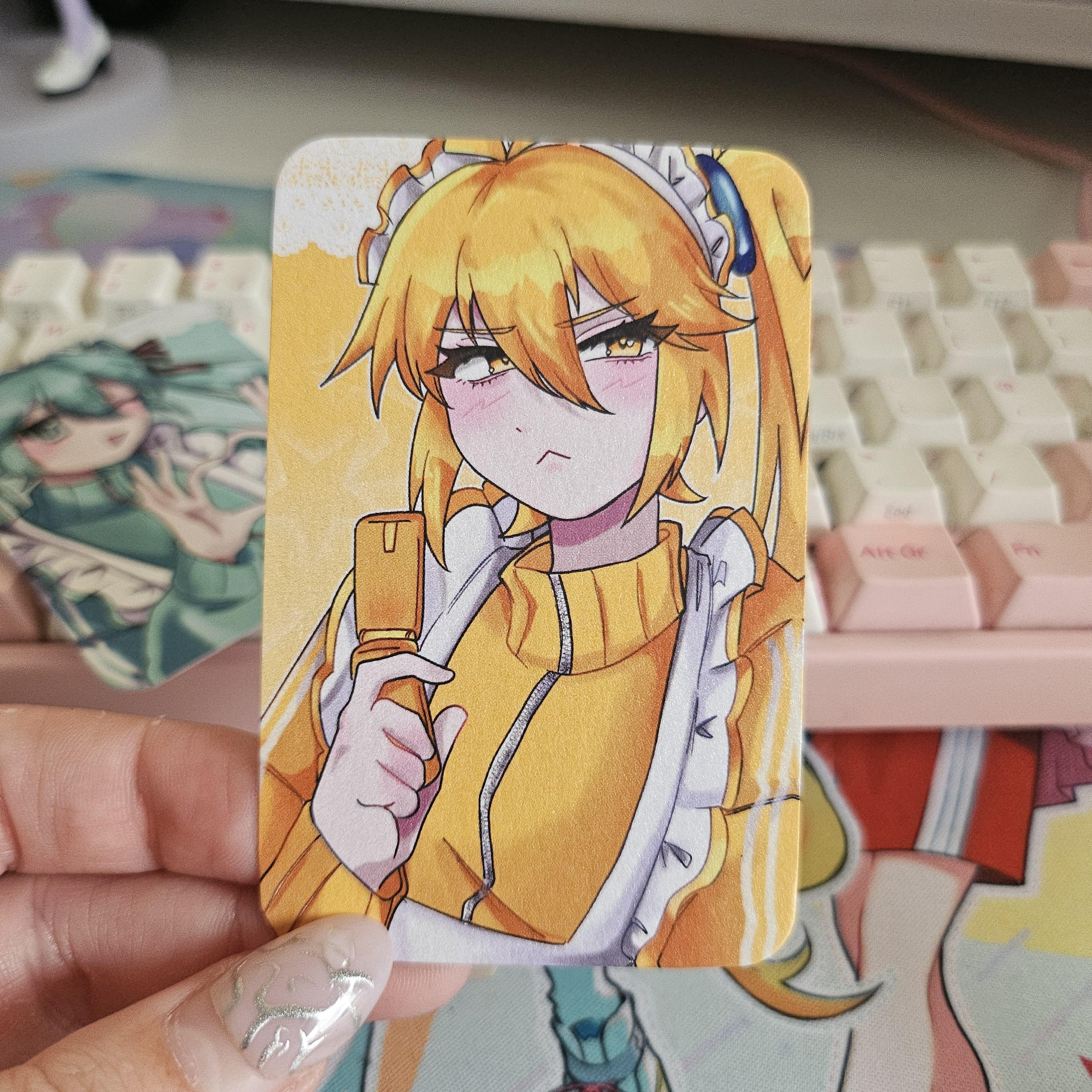 Triple Baka Jersey Maid Photocards - Vocaloid | Utau | Kasane Teto