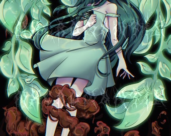 Saya no Uta - A4 Glitter Art Print - Song of Saya | Animecore | Denpa | Webcore | Eroguro