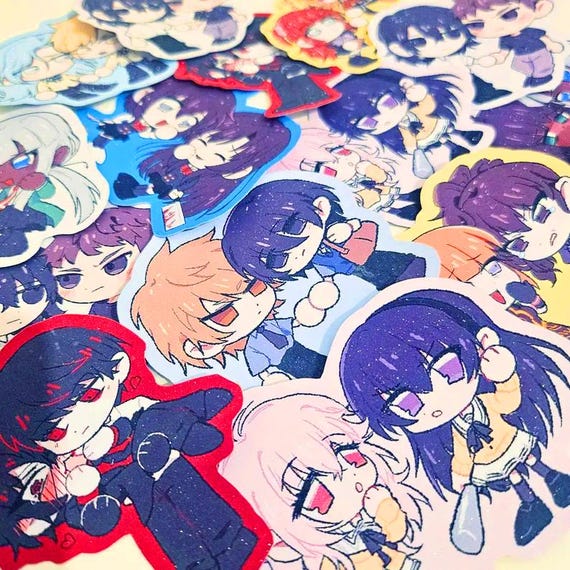 Visual Novel Glittery Stickers - BL | GL | Yaoi | Yuri | Eroge | BLVN