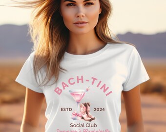 T-shirt cow-girl personnalisé, cadeaux Bach, chemise de mariée, t-shirt Brides Squad