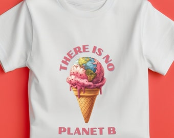 No hay camisa del planeta B - Jersey unisex sobre cambio climático - Save Our Earth Top - Regalo feliz del Día de la Tierra