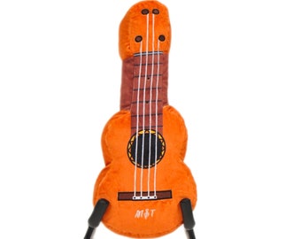 Ukulele Plush Soft Toy Sensory Plushie Music Musical Instrument Stuffed SEND