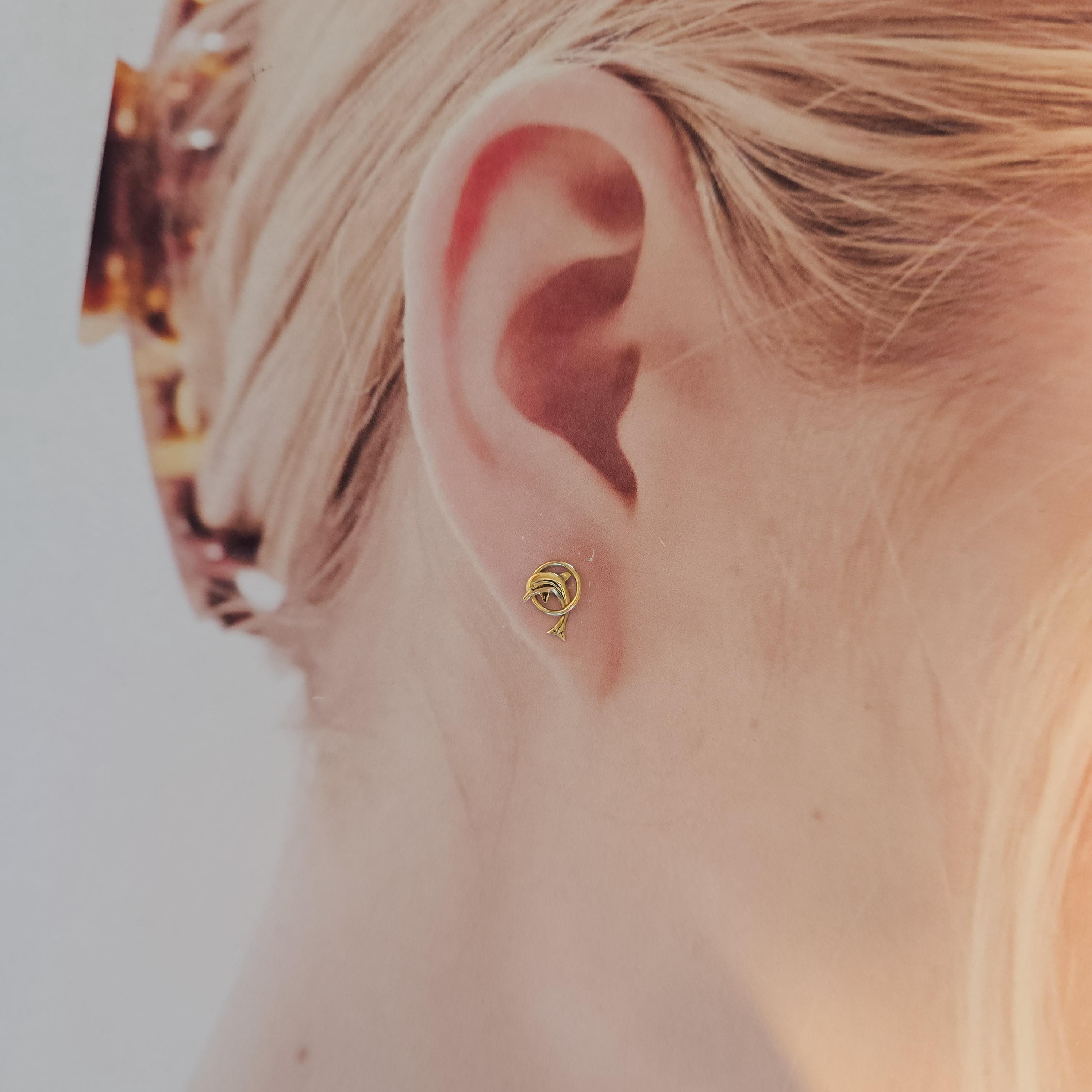 9ct Yellow Gold Stud Earrings - Hockley Jewellers