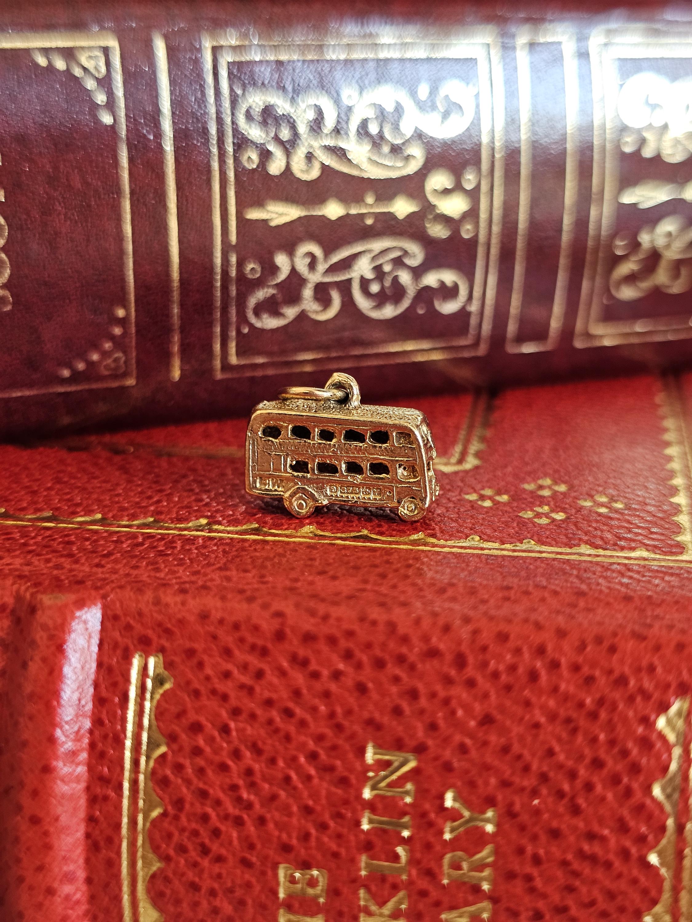 9ct Gold Bus Charm - Etsy
