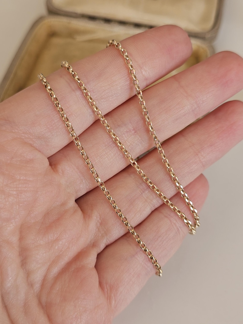 Solid 9ct Gold Rolo 20