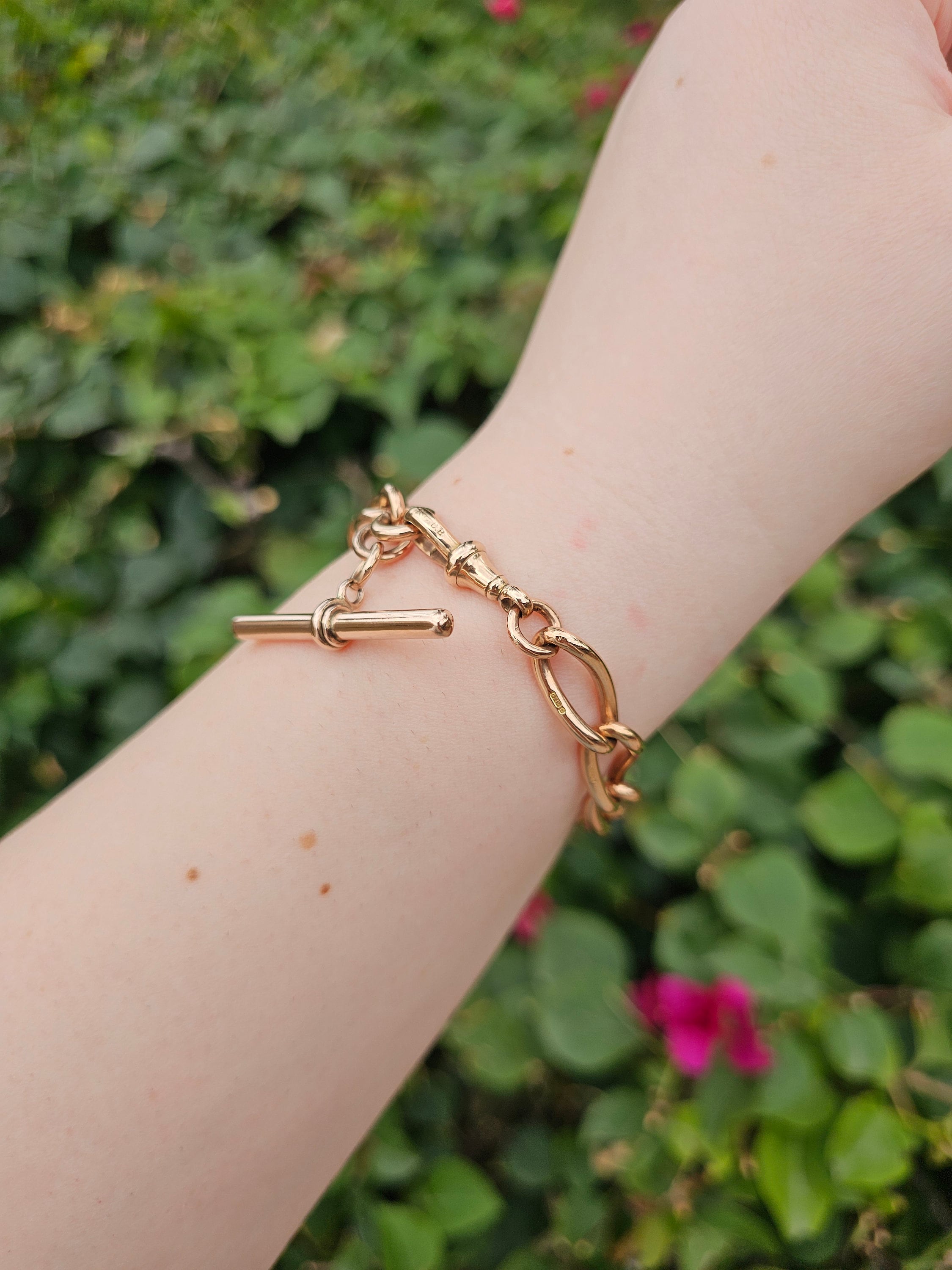 アクセサリー US Exclusive T-Bar Anchor Chain Bracelet US Exclusive T-Bar Anchor Chain Bracelet ブレスレット