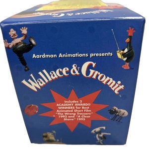 Wallace and Gromit Box Set VHS 1996 3 Tapes 2 Sealed BBC Video VTG 90s image 5