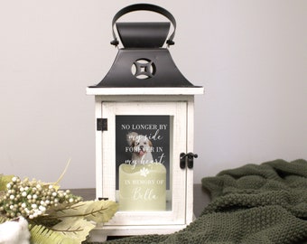 Pet Memorial Lantern Gift | Dog Memorial Picture Frame | Loss of Dog Memorial Gift | Pet Loss Gift | Forever in My Heart Dog Loss Lantern