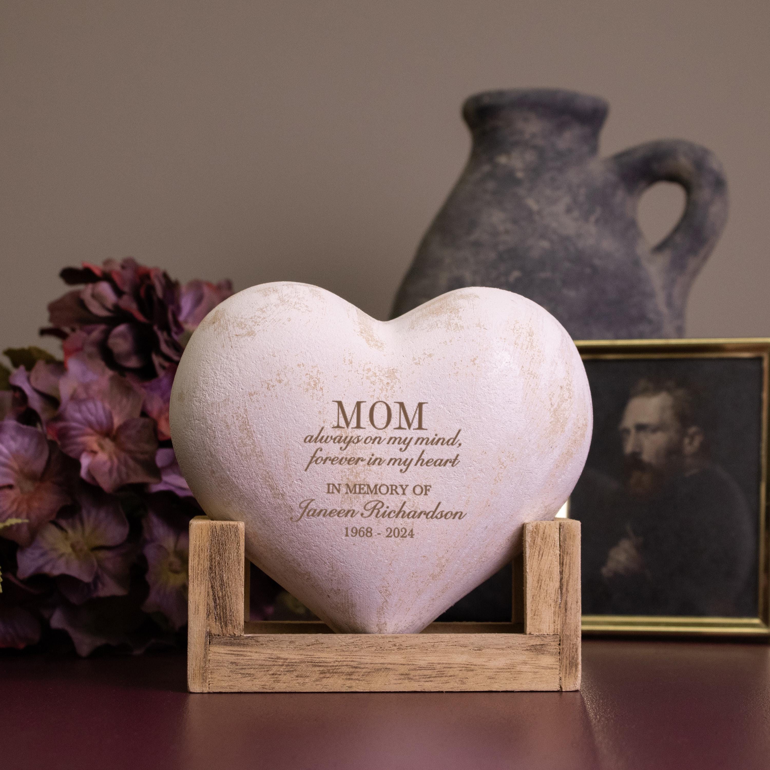 Memorial Inscriptions For Parents Parents Memorial Plaque | Personalized Mom Sympathy Gift | Dad Memorial ...