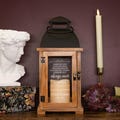 Loss of Loved One Memorial Lantern | Memorial Lantern Gift | Walk Beside Us Everyday Sympathy Lantern | Remembrance Lantern | Candle Lantern