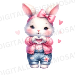 Coniglietto pasquale rosa Coquette PNG Buona Pasqua PNG Coniglietto Coquette Asilo nido Pasqua PNG Design del nome personalizzato Coniglietto personale Pasqua Uso commerciale