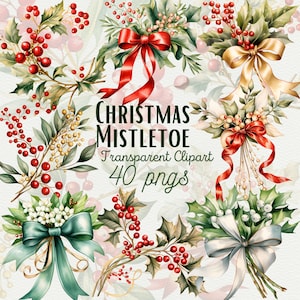 Buquês De Visco De Natal Aquarela Eucalipto Clipart Buquê De Flores De Natal Barberry Visco Clipart Verdura Briar Imagem PNG