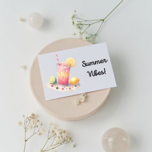 Bring your summer ideas to life with the Watercolor Summer Vibes Collection Clipart. This set includes pool party PNGs, vacation clipart, and beach-themed illustrations for commercial use.