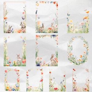 Immerse yourself in the grace of Watercolor Floral Borders PNG – showcasing stunning wild flowers clipart in PNG format. Perfect for adding a touch of charm with wild floral frames to your designs