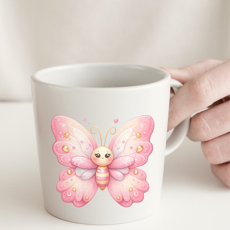 Add a delicate touch to your projects with Watercolor Butterfly Clipart, featuring kawaii butterflies and floral details. These colorful butterfly PNGs are perfect for spring and pastel-themed designs, suitable for commercial use.