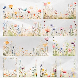 Elevate your designs with Watercolor Floral Borders PNG – a captivating wild flowers clipart collection in PNG format. Embrace the enchantment of wild floral frames for a touch of botanical beauty