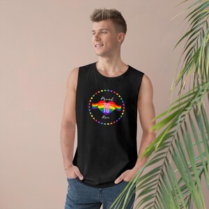 Pride Tank, LGBTQ+ Shirt, Pride Parade Gear, Rainbow Tank, Gender-Neutral Pride Top, Unisex Pride Apparel
