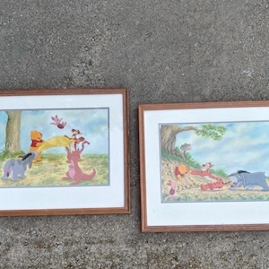 Winnie the Pooh Picture Frame Vintage - Etsy