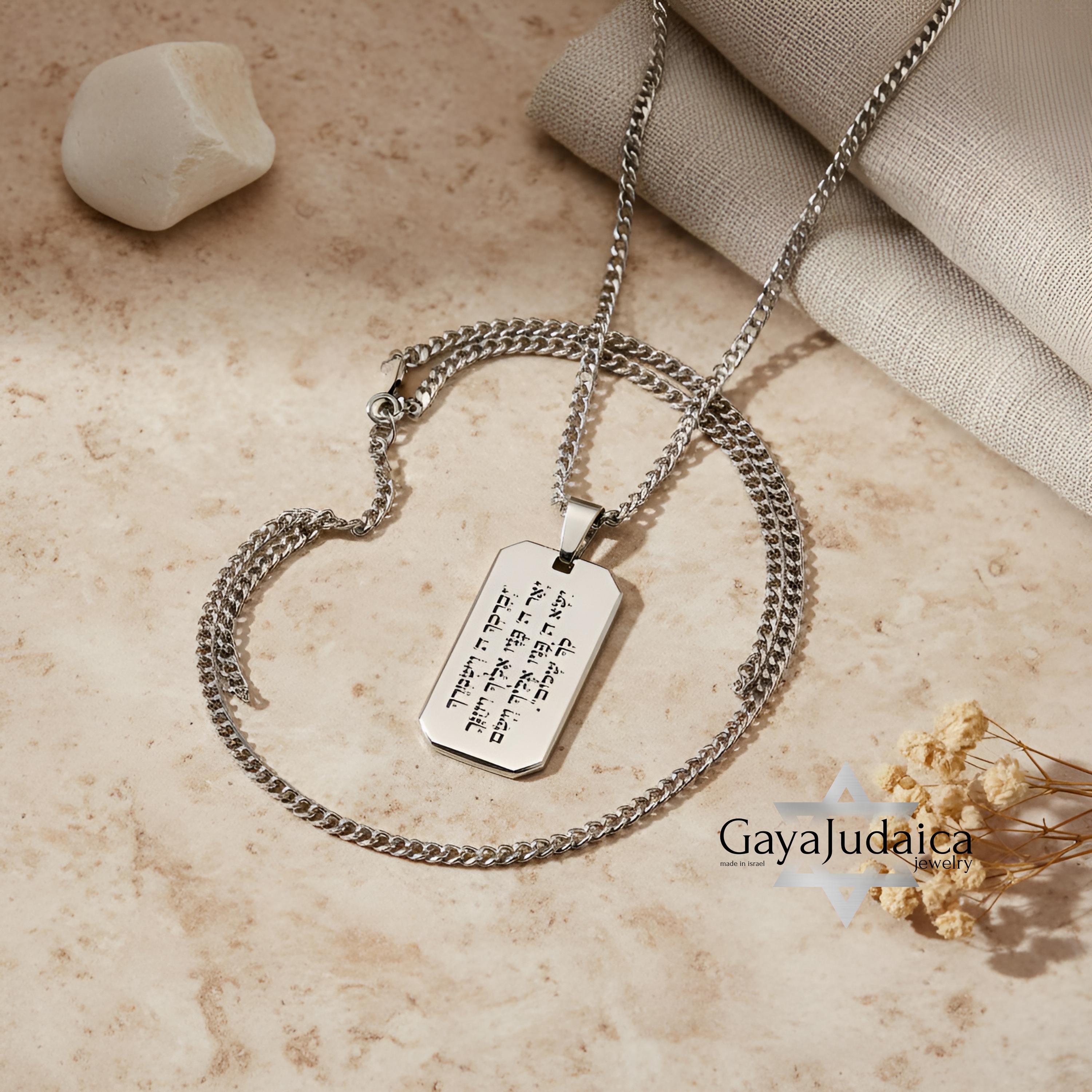 Collana Cane Esercito Targhetta Identificativa Militare Personalizzata Per Cani - In Acciaio Inox, Formato 2x1, 5 Righe Di Testo Targhetta Cane Esercito