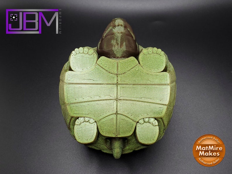 Tortoise 3D printed Articulated Fidget Toy image 8