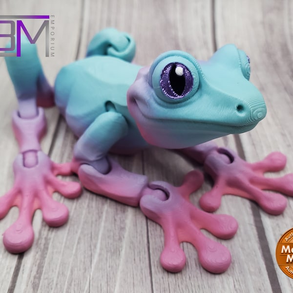 Tree Frog 3D Printed Articulated Fidget Toy