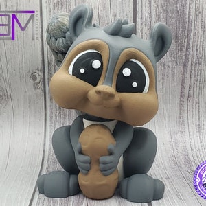 Squirrel 3D Printed Flexi Fidget Toy