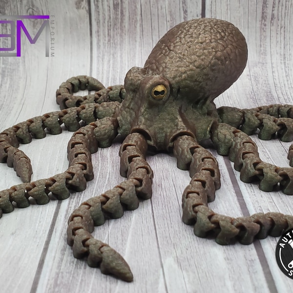 Realistic Octopus 3D printed Articulated Fidget Toy