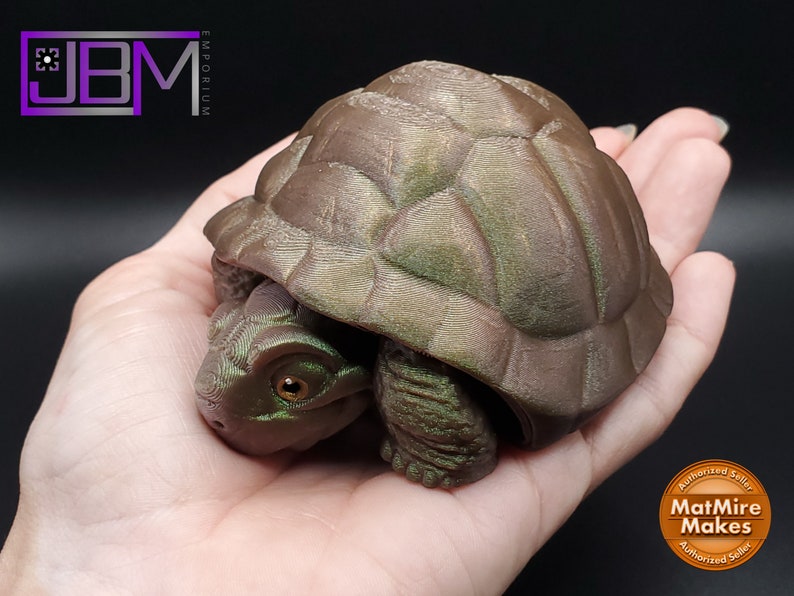 Tortoise 3D printed Articulated Fidget Toy image 7