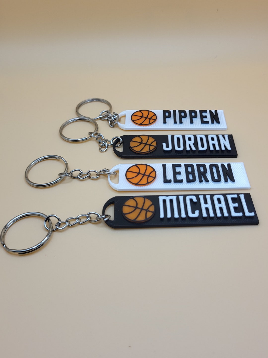 Customized Basketball Themed Keychain Perfect for Backpacks, Sports Bags, Keyrings Very Durable