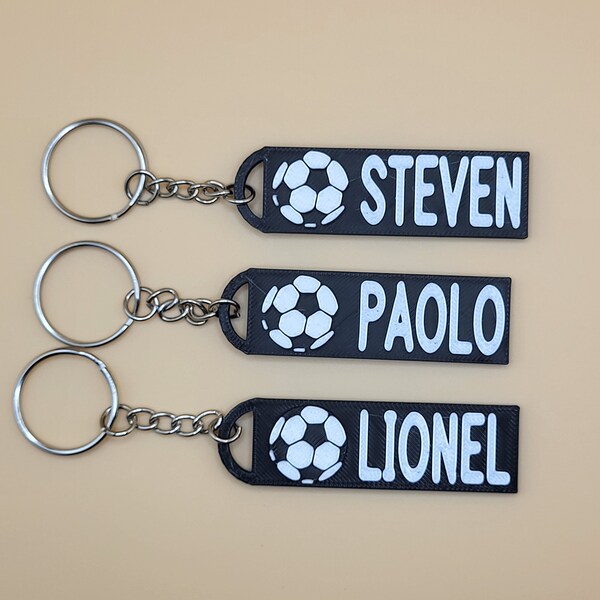 Soccer Kids Keychain Etsy
