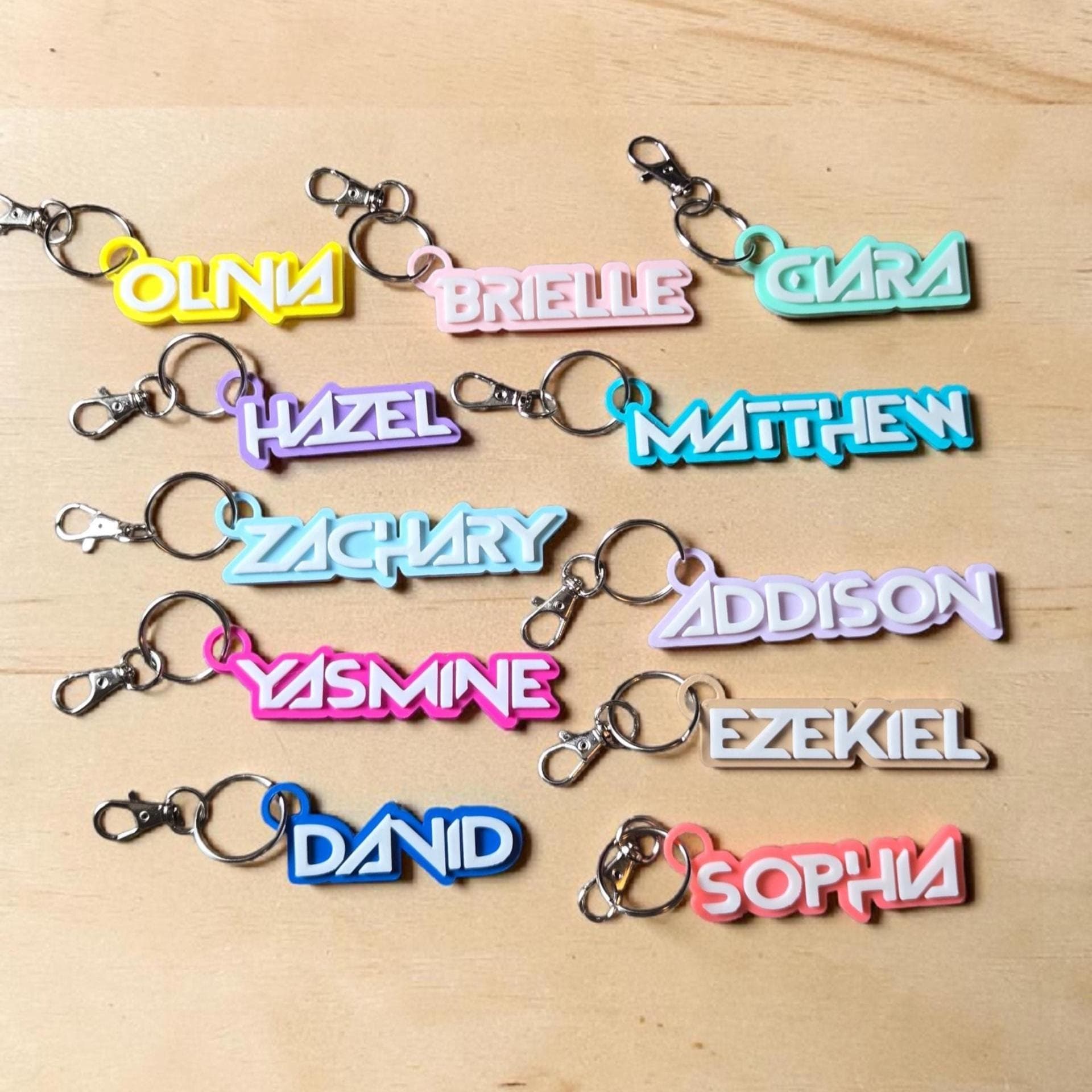 Personalized Name Keychain | Anime K-pop Demon Inspired| Backpack Bag ...