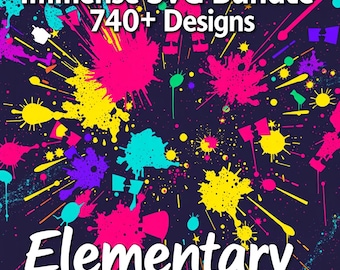 SVG Bundle: 740+ Elementary School Rocks Designs - Fun Elementary SVGs for Cricut & Silhouette