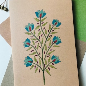 Unique illustrated A5 notebook